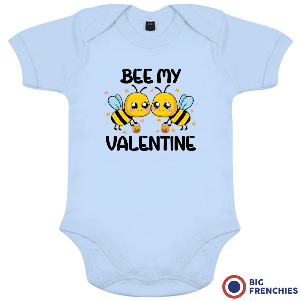 Bee My Valentine Organic Cotton Baby Onesie