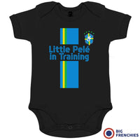 Little Pelé In Training Organic Cotton Baby Onesie