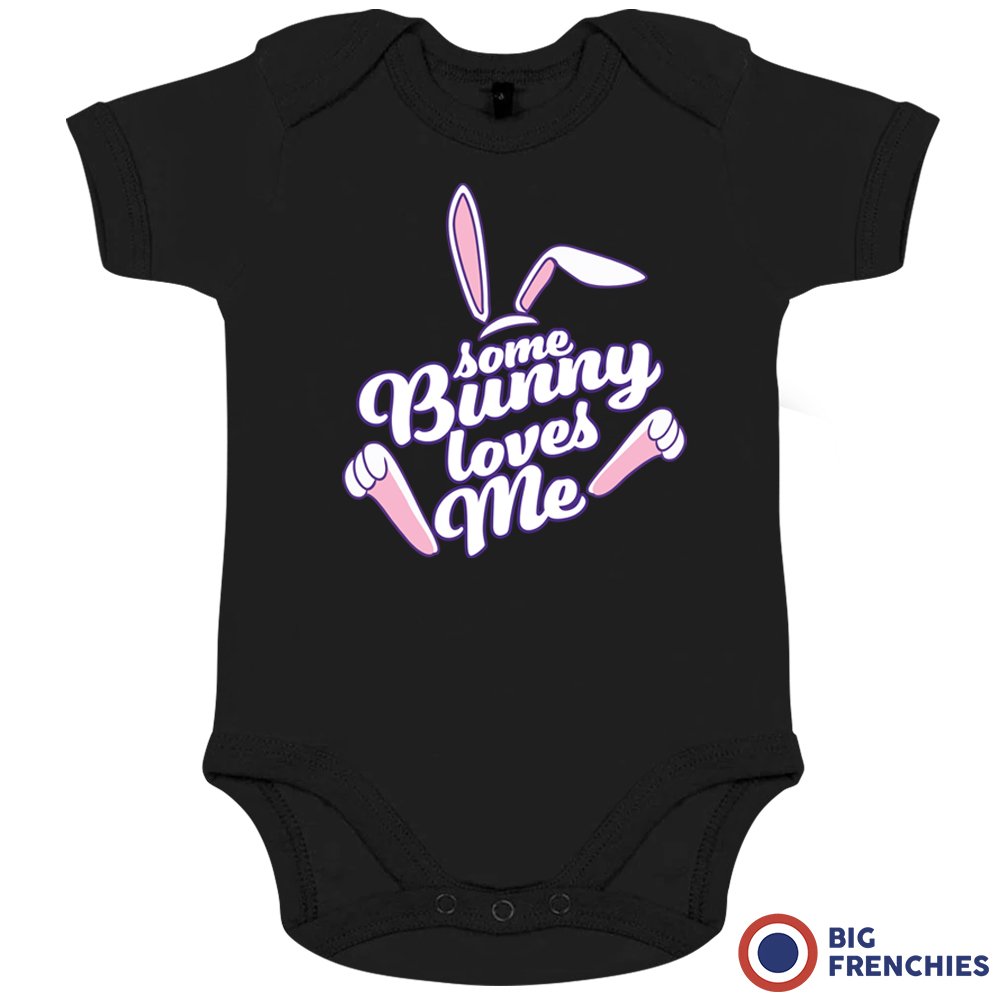 Some Bunny Loves Me Organic Cotton Baby Onesie
