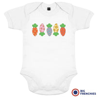Easter Carrots Organic Cotton Baby Onesie
