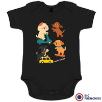 Cute Puppies Organic Baby Onesie