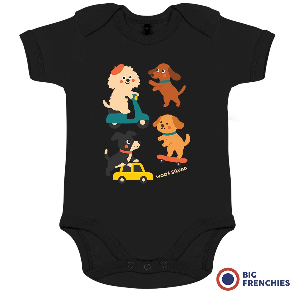 Cute Puppies Organic Baby Onesie