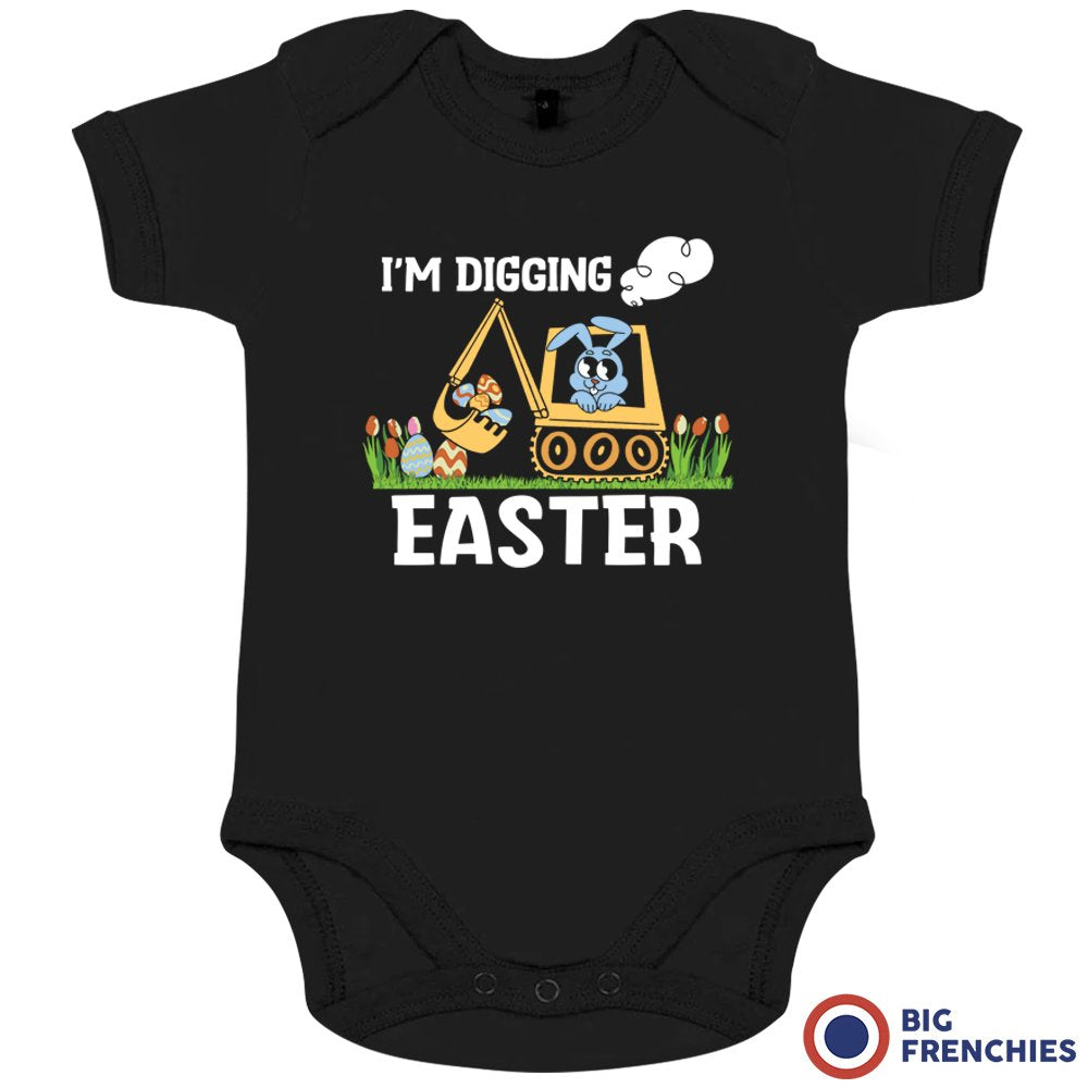 I'm Digging Easter Organic Cotton Baby Boy Onesie