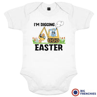 I'm Digging Easter Organic Cotton Baby Boy Onesie