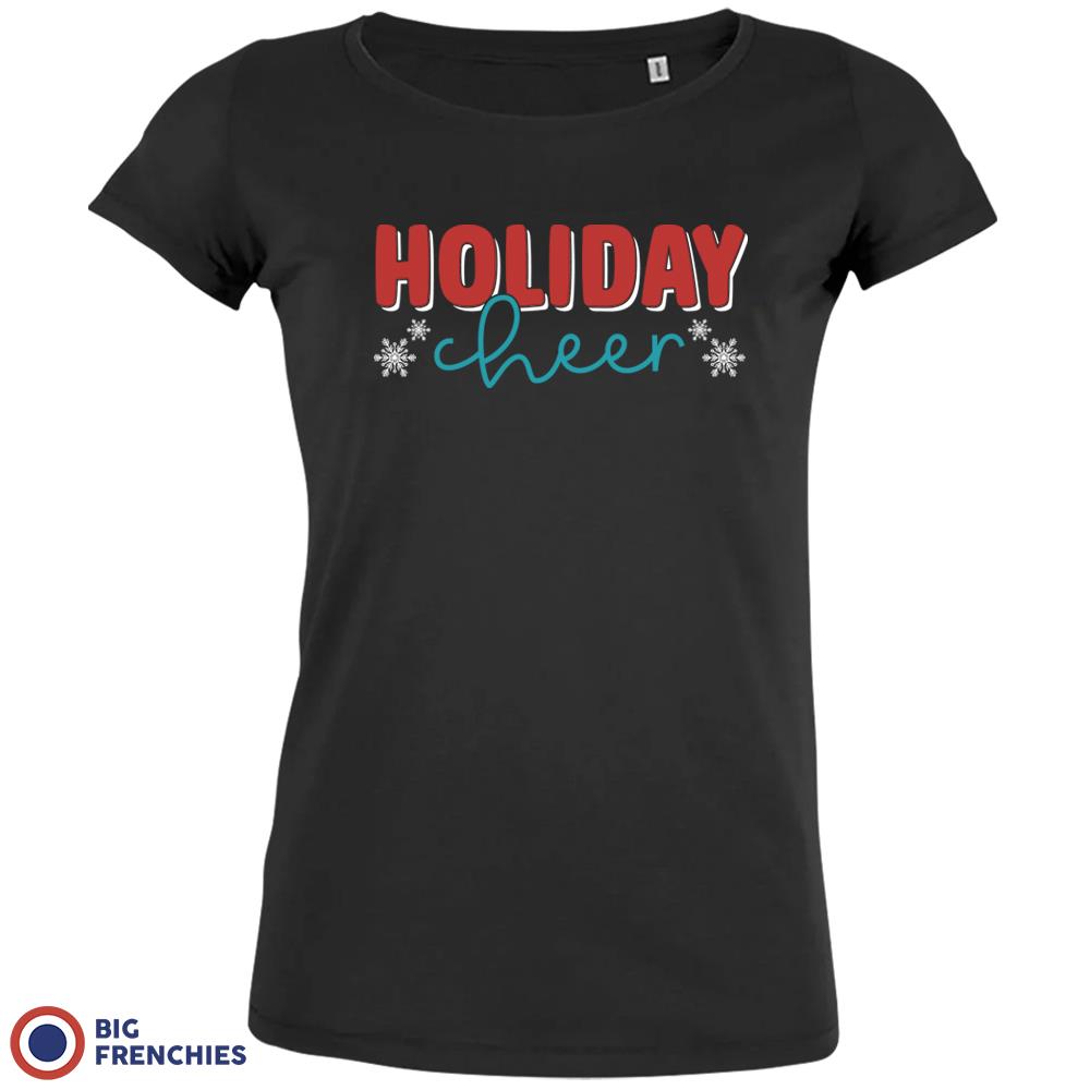 Holiday Cheer Christmas Women's Organic Cotton Tee