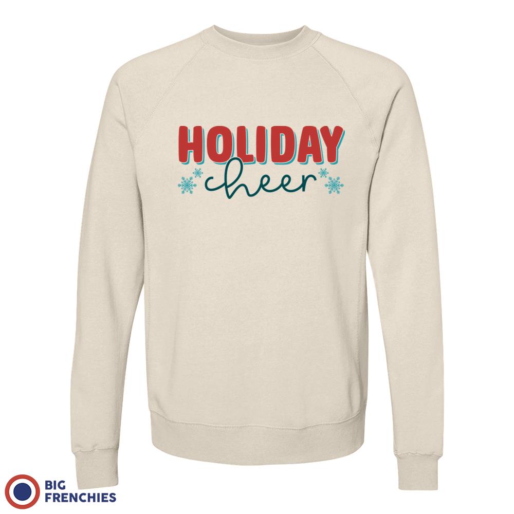 Holiday Cheer Christmas Unisex Organic Cotton Sweatshirt