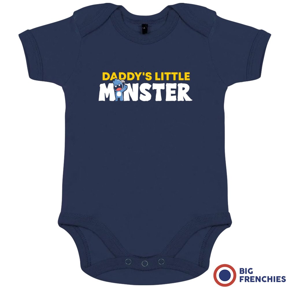 Daddy's Little Monster Organic Baby Onesie