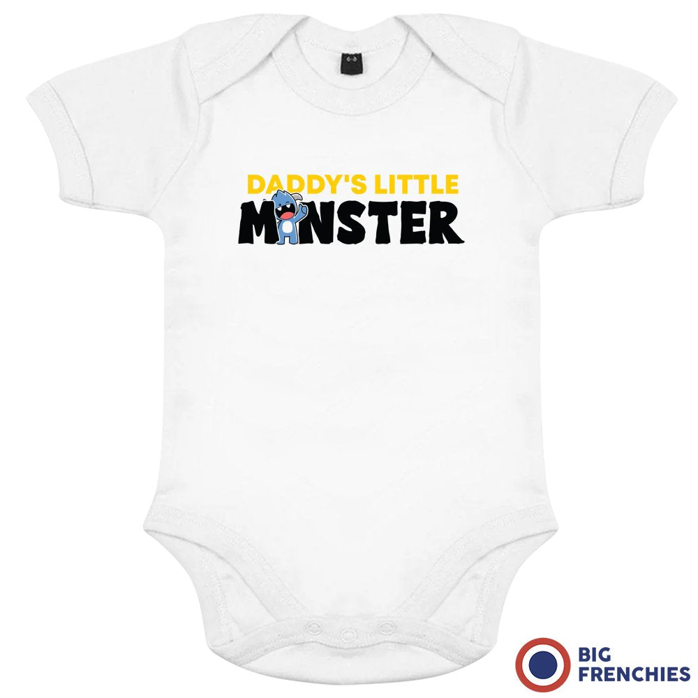 Daddy's Little Monster Organic Baby Onesie