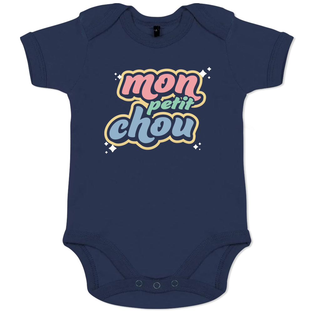 Mon Petit Chou Organic Cotton Baby Boy Onesie