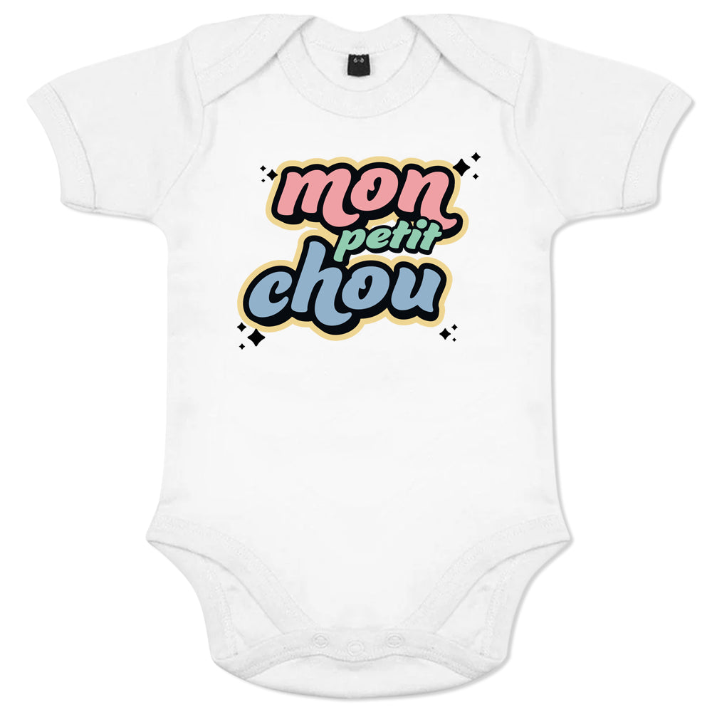 Mon Petit Chou Organic Cotton Baby Boy Onesie
