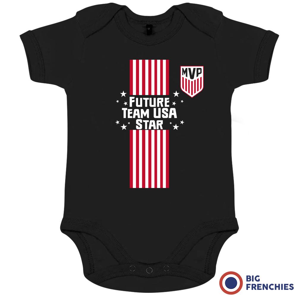 Future Team USA Star Organic Cotton Baby Onesie