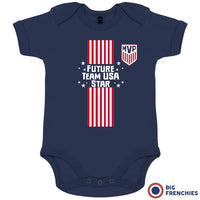 Future Team USA Star Organic Cotton Baby Onesie