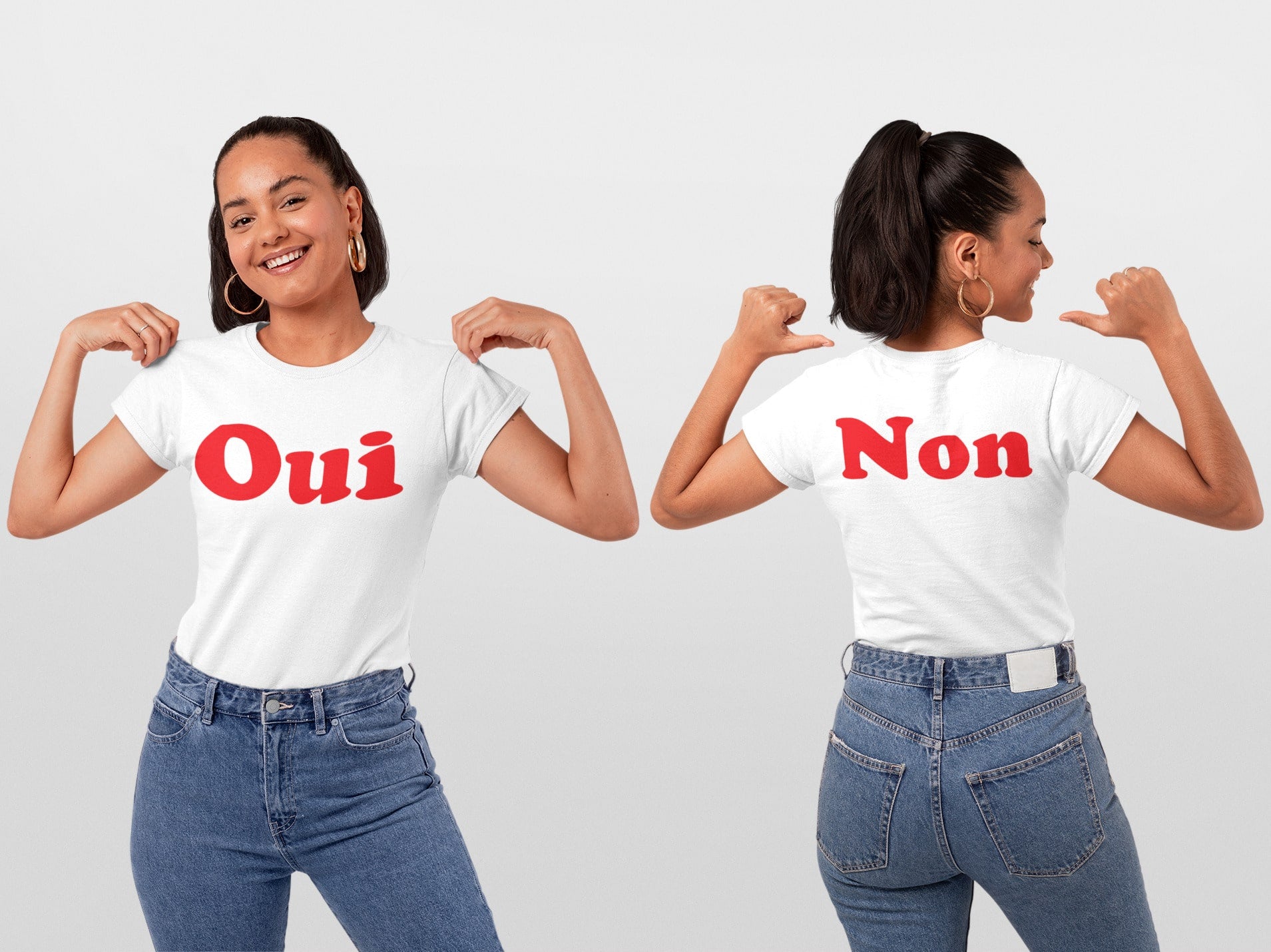 Oui Non Women's Organic Tee - BIG FRENCHIES