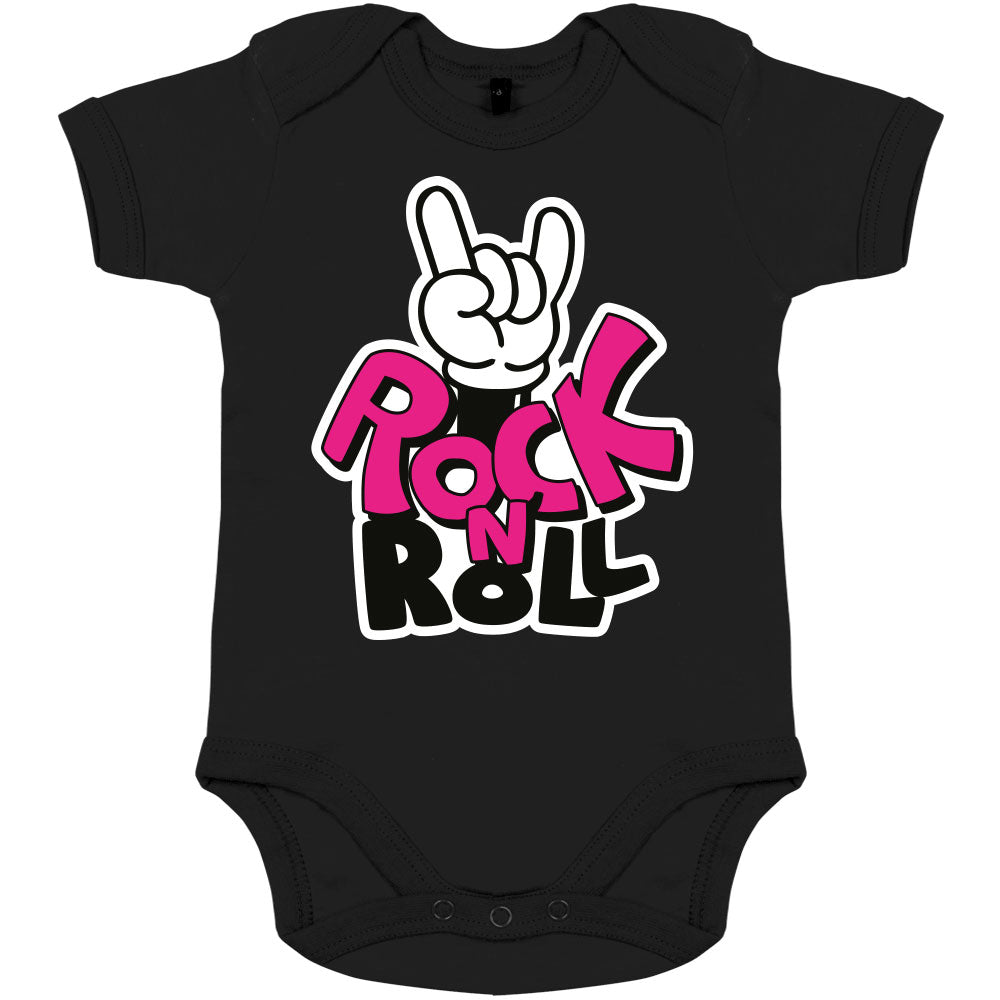 Rock N Roll Organic Baby Girl Onesie - bigfrenchies