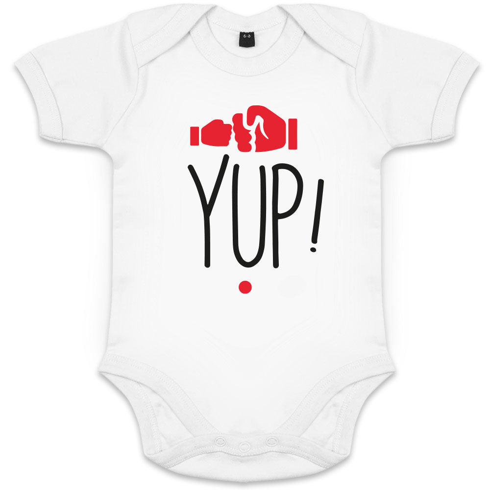 Yup Organic Baby Boy Onesie BIG FRENCHIES
