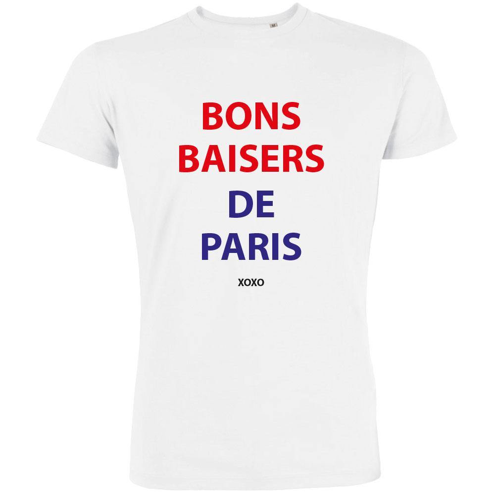 Bons Baisers De Paris Men's Organic Tee - bigfrenchies