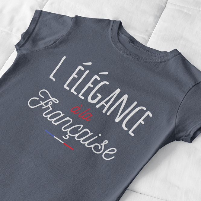 L'Elegence À La Française Women's Organic Tee - BIG FRENCHIES