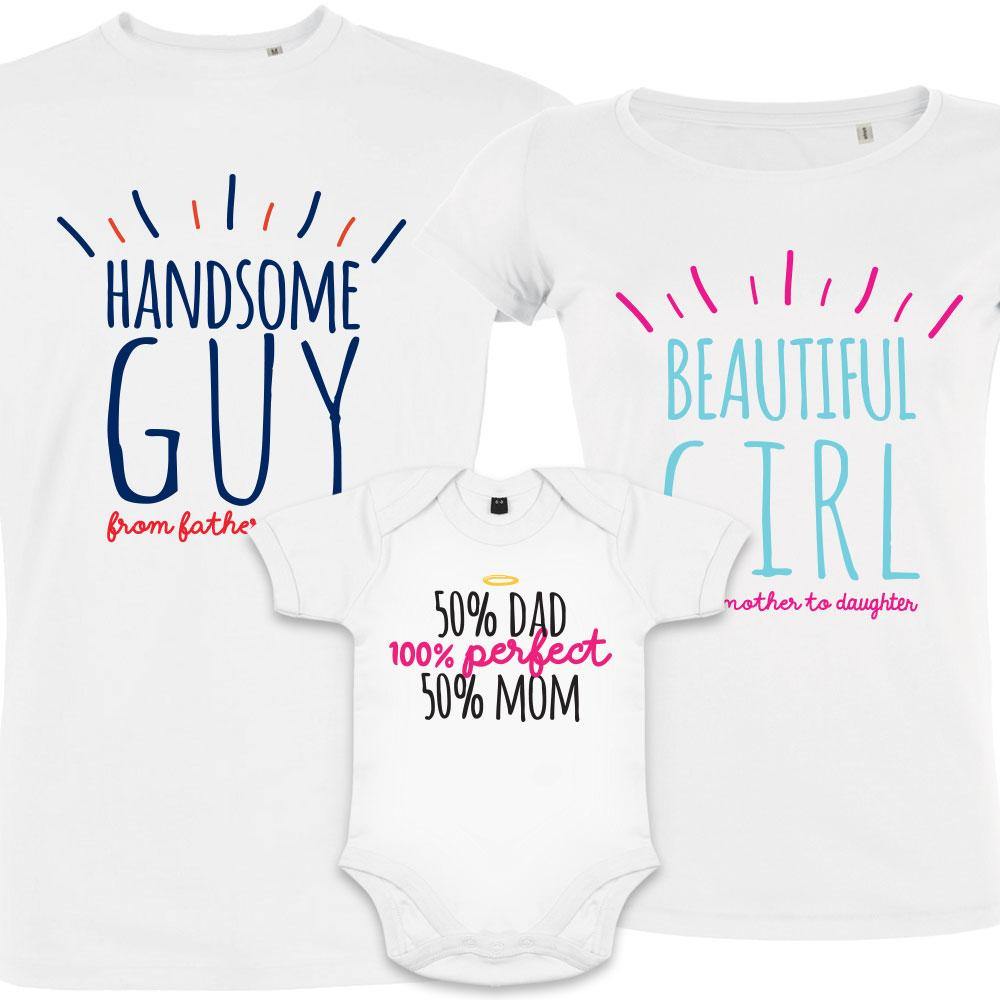 dad mom daughter t shirts