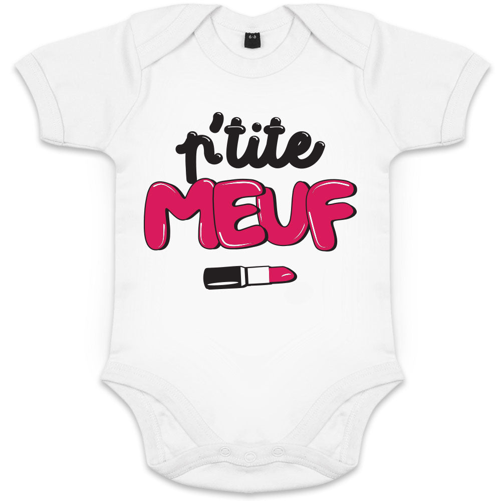 Ptite Meuf Organic Baby Girl Onesie - bigfrenchies