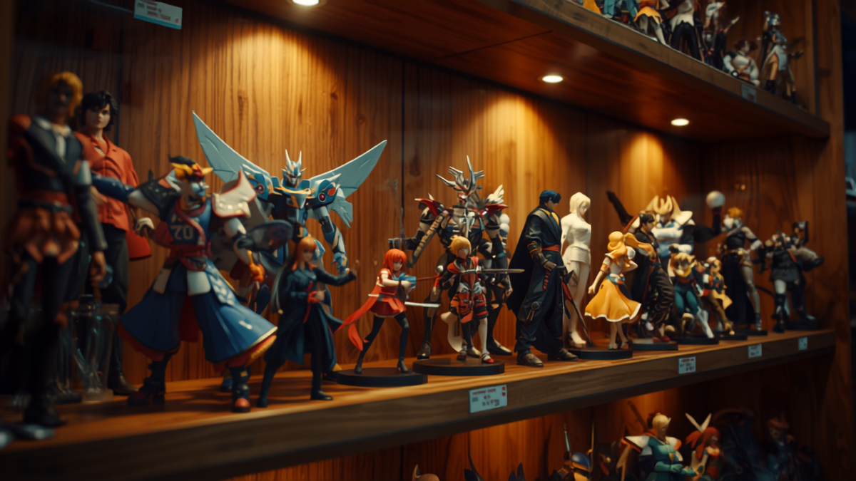 Shelf display of anime collectible figures - Anime & Collectible Figures blog banner