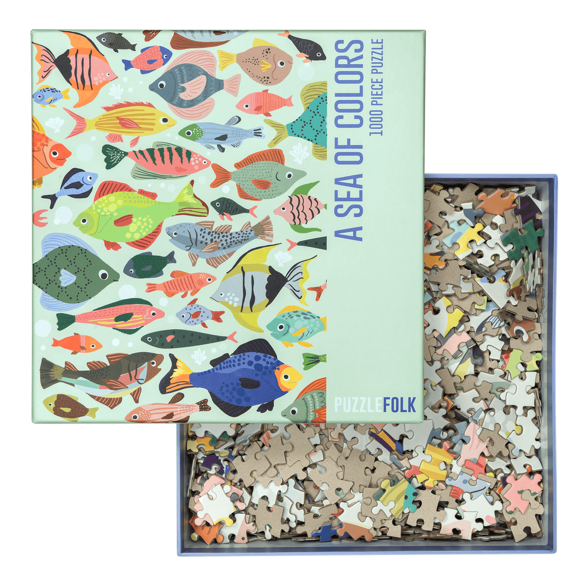 Jigsaw puzzle with box for all ages