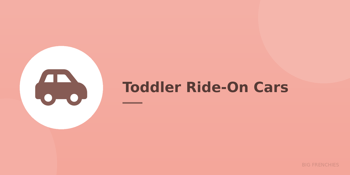 Toddler Ride-On Cars & Vehicles