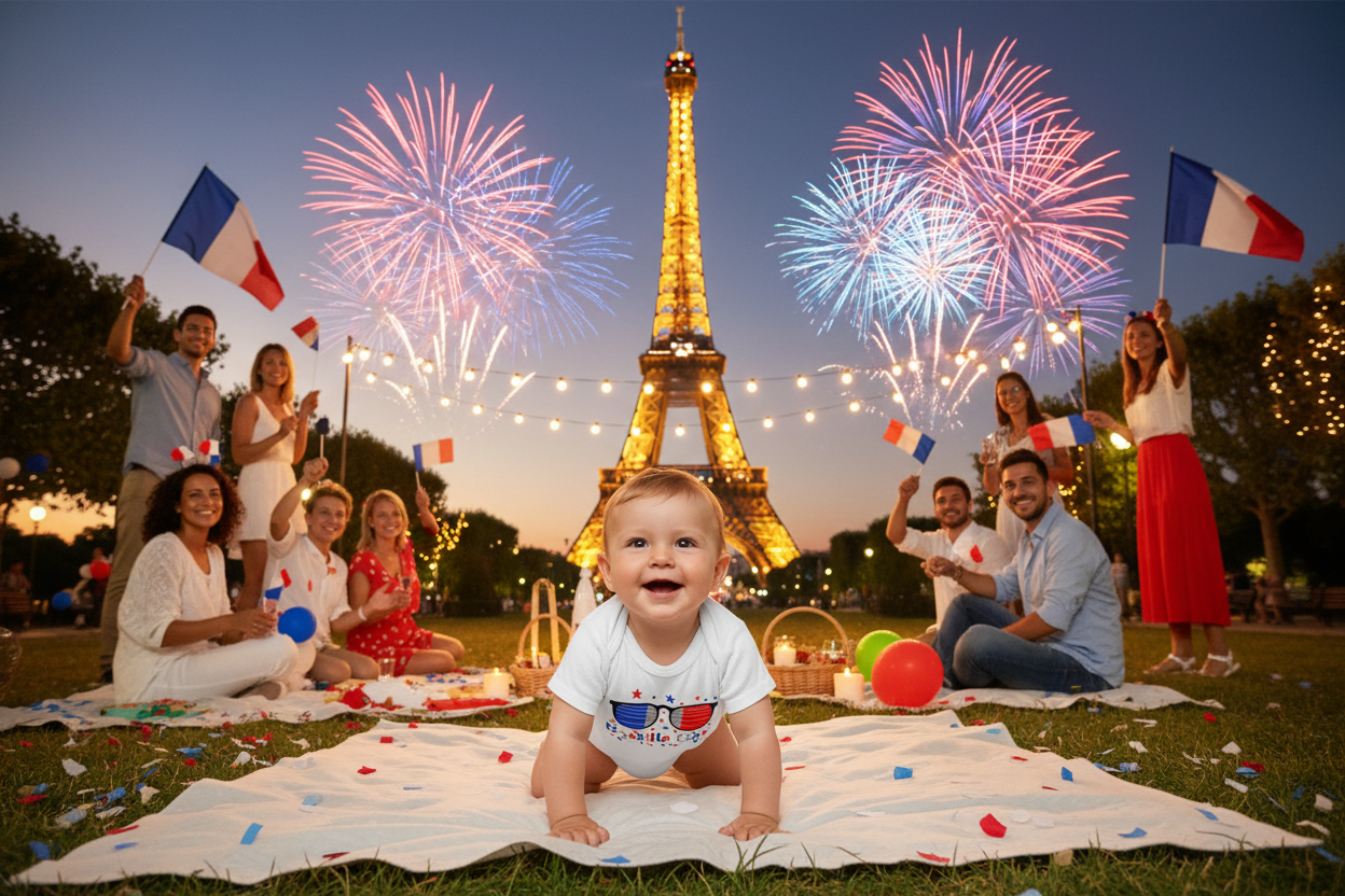 Bastille Day Apparel Banner