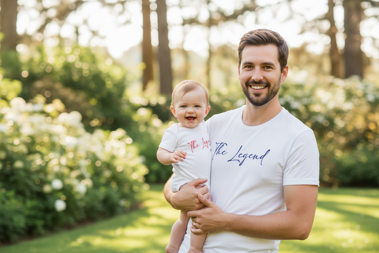 Dad and Daughter Matching Outfits Banner