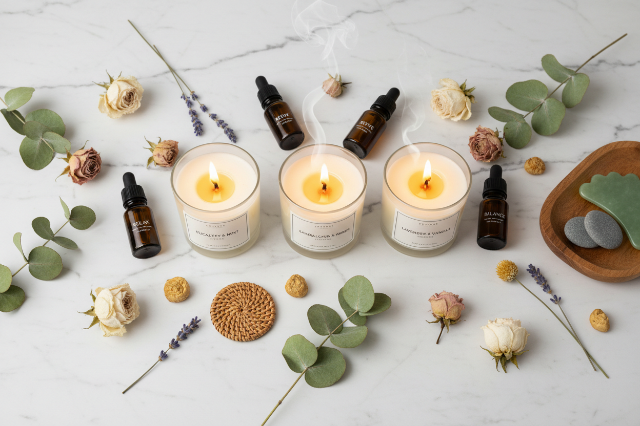 Eco-Friendly Candles Banner