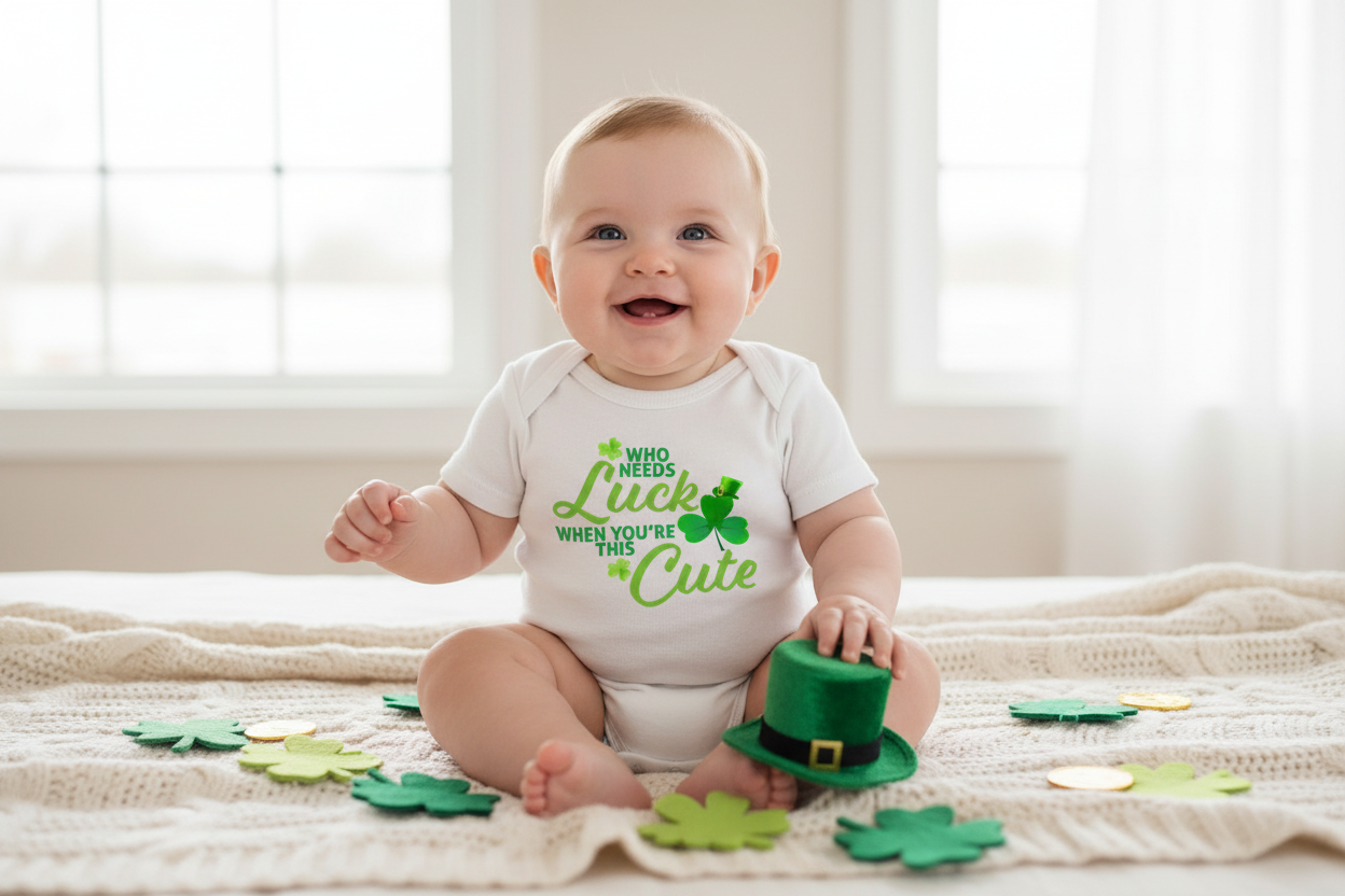 Eco-Friendly Saint Patrick’s Day Outfits | Organic Cotton Tees & Onesies Made in USA