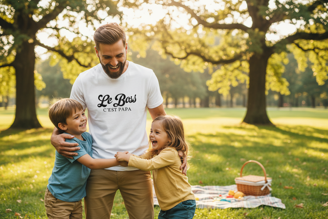 Funny Organic T-Shirts for Dads Banner