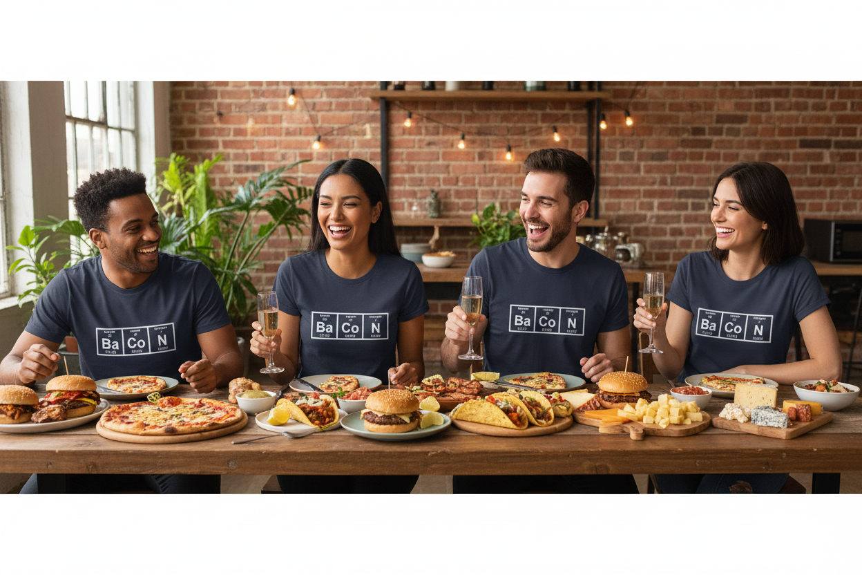 Funny Food Lovers Organic T-Shirts