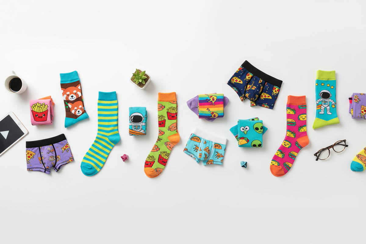 Men’s & Women’s Socks, Graphic Socks & Graphic Underwear