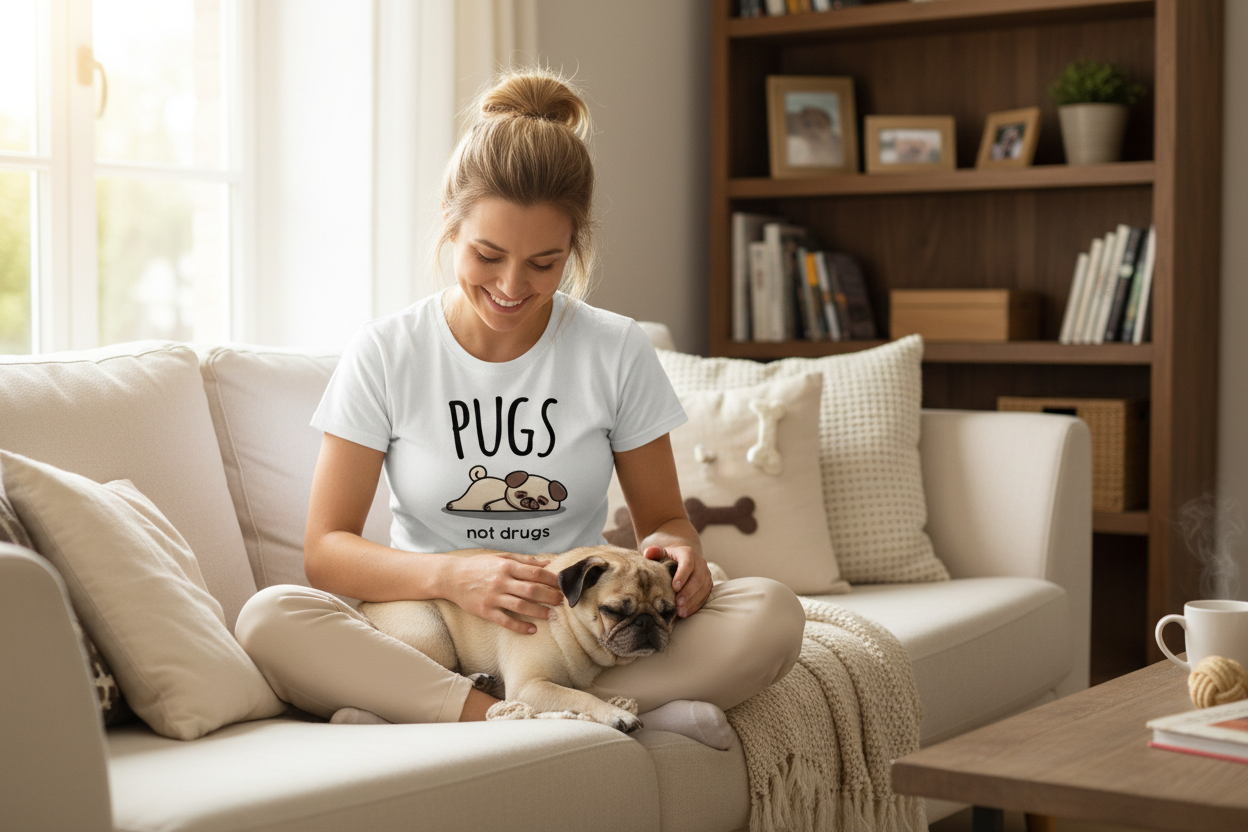 Funny Dog Lovers Organic T-Shirts