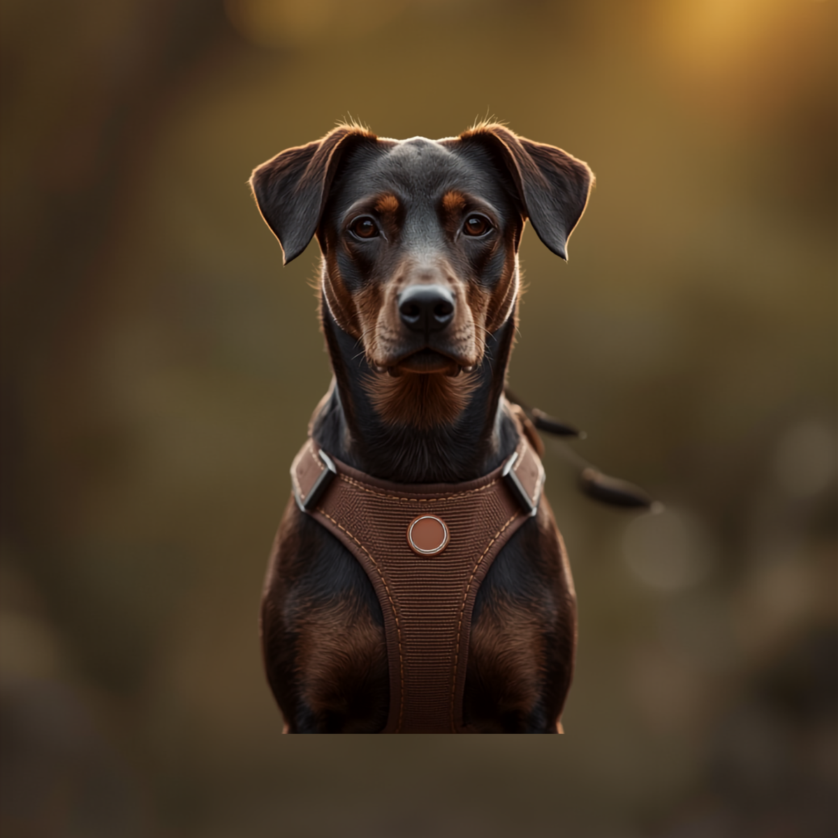 Dog wearing a premium padded harness - Pet Harnesses Premium