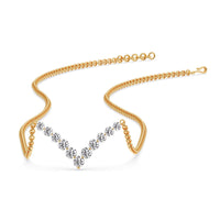 Round Graduated V-Necklace