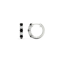 1/2 Carat Stunning Five Stone Huggie Hoops Earrings