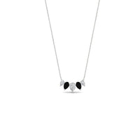 0.75 Carat 5 Stone Pear Shaped Diamond Necklace