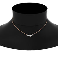 0.75 Carat Graduating Round Diamond Pendant
