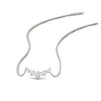0.75 Carat Graduating Round Diamond Pendant