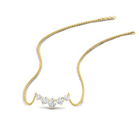 0.75 Carat Graduating Round Diamond Pendant