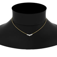 0.75 Carat Graduating Round Diamond Pendant