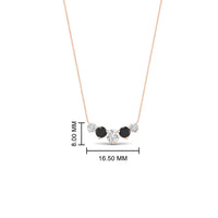 0.75 Carat Graduating Round Diamond Pendant