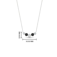 0.75 Carat Graduating Round Diamond Pendant