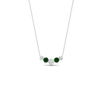 0.75 Carat Graduating Round Diamond Pendant