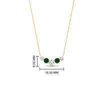 0.75 Carat Graduating Round Diamond Pendant