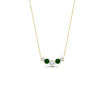 0.75 Carat Graduating Round Diamond Pendant