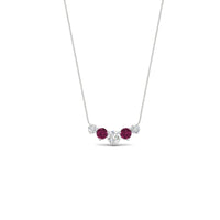 0.75 Carat Graduating Round Diamond Pendant