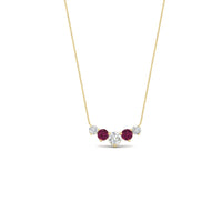 0.75 Carat Graduating Round Diamond Pendant