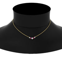 0.75 Carat Graduating Round Diamond Pendant